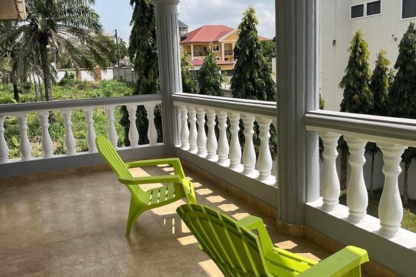 Panoramic view from the balcony