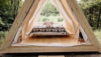 1 soverom og sengetøy