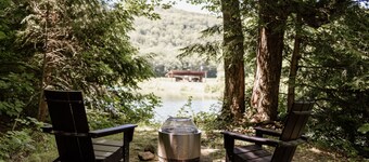 Safari Tent Site 4 | 1 King Bed | Pond View
