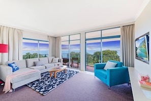 Flat-screen TV, Netflix, toys, books