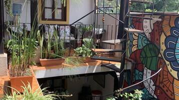 Voorkant van accommodatie