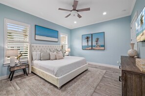 4 bedrooms, iron/ironing board, travel crib, free WiFi