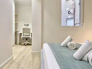 2 habitaciones, tabla de planchar con plancha y wifi 