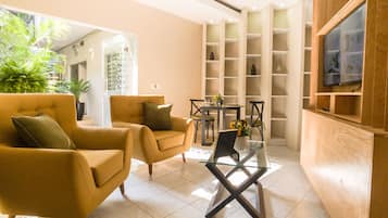 Executive-Zimmer, 1 Doppelbett (San Miguel de Allende) | Kostenloses WLAN, Bettwäsche