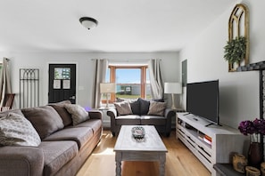 Smart TV y chimenea