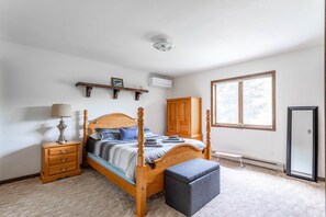 3 dormitorios, tabla de planchar con plancha, wifi gratis y ropa de cama