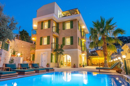 Luxury Villa with Pool Near the Beach in Kalkan, Antalya- Sleeps up to 15 Guests