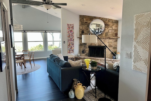 TV connectée, cheminée