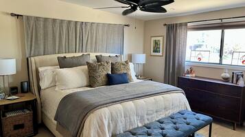 3 bedrooms, desk, iron/ironing board, free WiFi