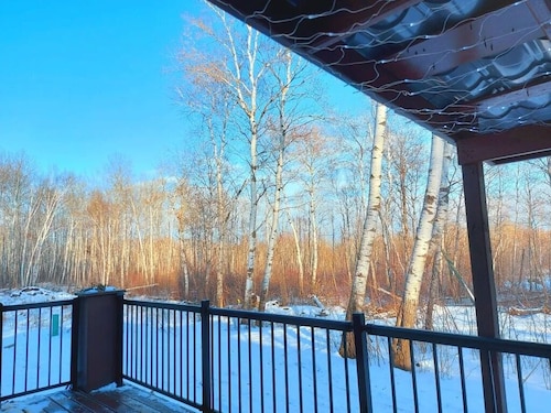 Cozy 35 Acre Waterfront Property With Cabin