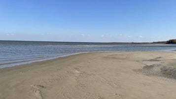 Vlak bij het strand