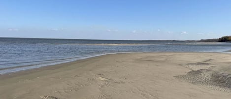 Vlak bij het strand