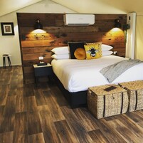 DELUXE 'GLAMPING' SAFARI TENT | Free WiFi