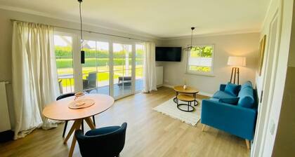 Ferienwohnung Watten mit Terrasse im idyllischen Pruchten für 2 Pers. +Kleinkind