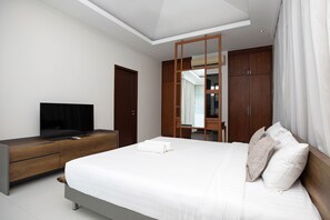 Vila luxo | 2 quartos, individualmente decorados, individualmente mobiliados