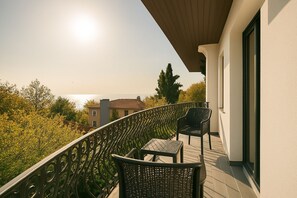 Habitación doble Confort, balcón, vista al mar | Vista desde la habitación