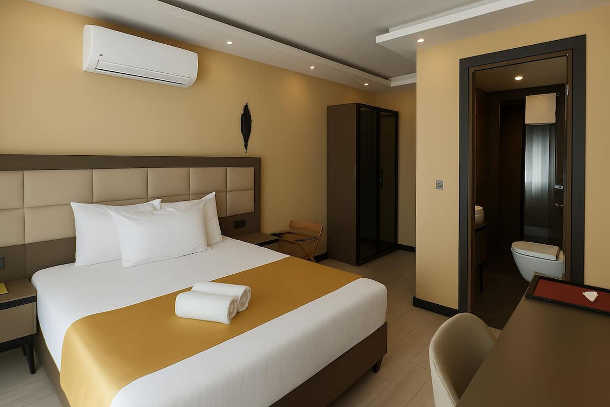 Comfort Double Room, 1 King Bed | Premium bedding, minibar, in-room safe, desk