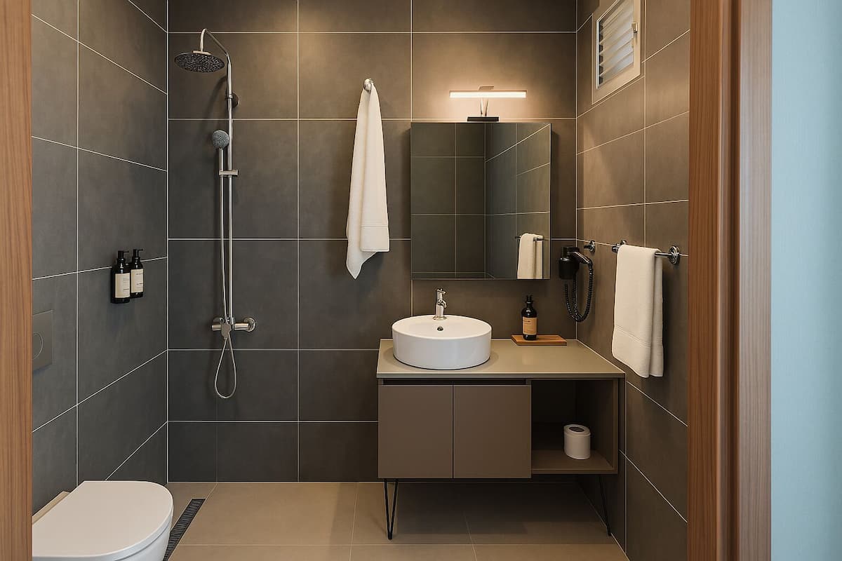 Comfort İki Ayrı Yataklı Oda, Birden Çok Yatak | Banyo | Lüks banyo/kozmetik ürünleri, saç kurutma makinesi, terlik, havlu