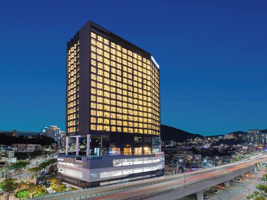 Voorkant van accommodatie