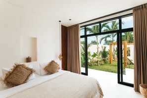 Villa, 3 habitaciones | 3 dormitorios, caja fuerte, wifi gratis y ropa de cama