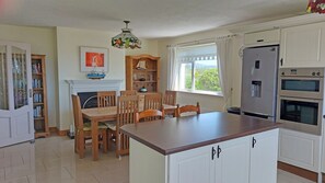 Microwave, electric kettle, highchair