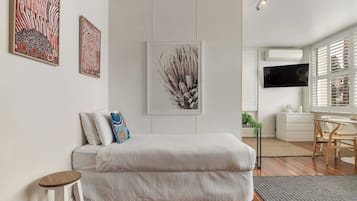 Strykjärn/strykbräda, gratis wi-fi och sängkläder