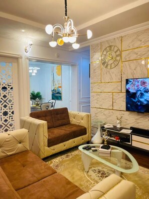 Living area - Kitex Apartment (Lagos)
