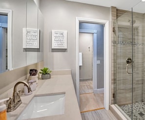 Ferienhaus | Badezimmer | Handtücher