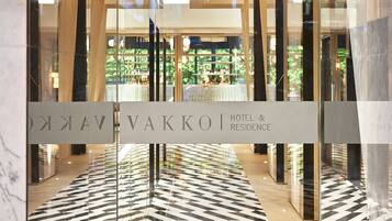 EntrĂ©e de lâhĂ©bergement