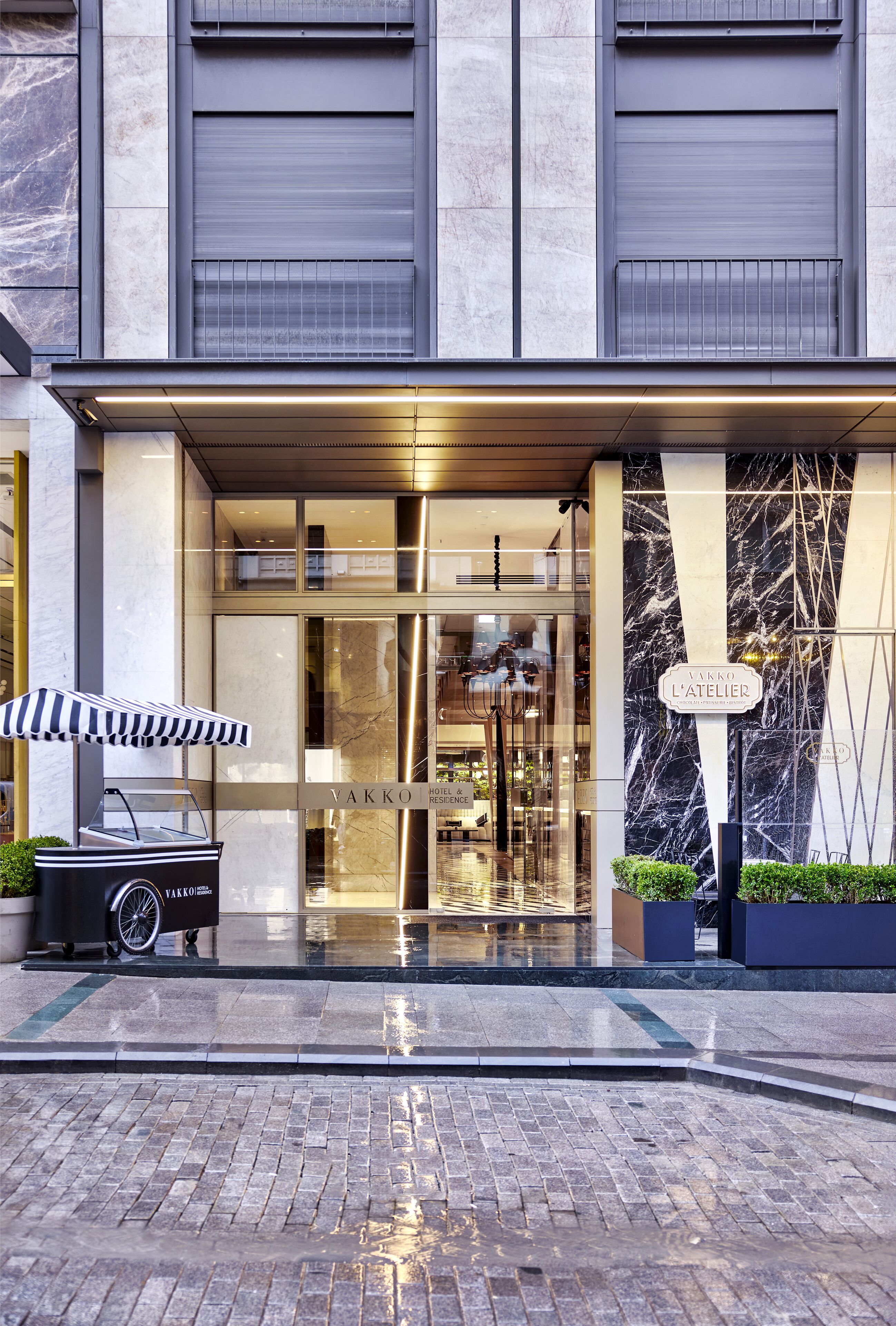 ด้านหน้าที่พัก