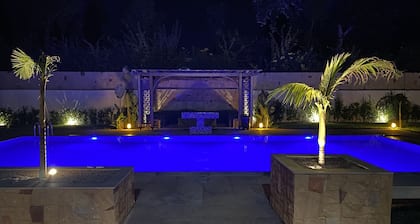 Luxurious 10 bedroom villa with swimming pool.