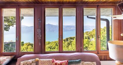 'Villa Franca San Zeno' mit Seeblick, Garten und WLAN