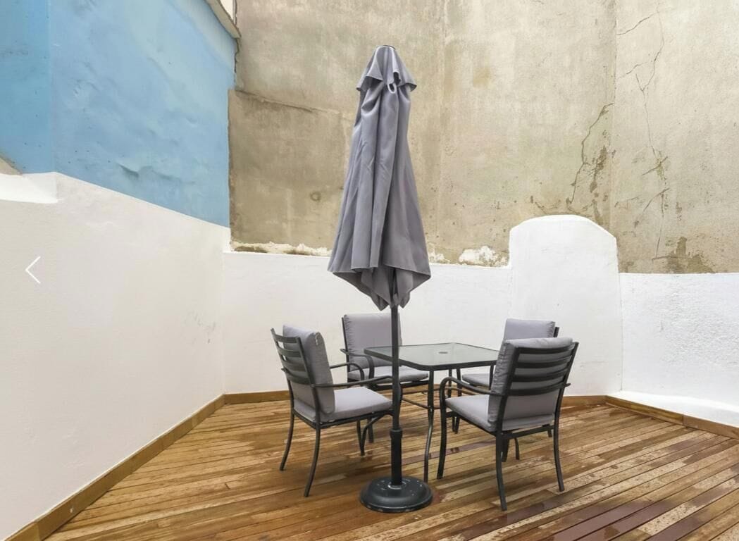 Klassiek appartement | Terras