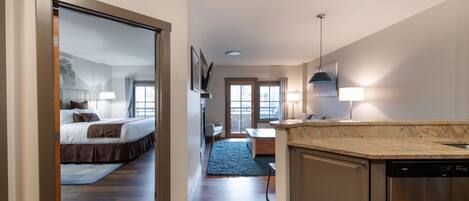 Condo, 1 Bedroom | 1 bedroom, iron/ironing board, free WiFi