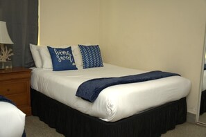 1 bedroom, iron/ironing board, bed sheets