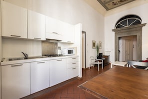 Comfort Apartment | Private kitchen | Fridge, oven, stovetop, dishwasher