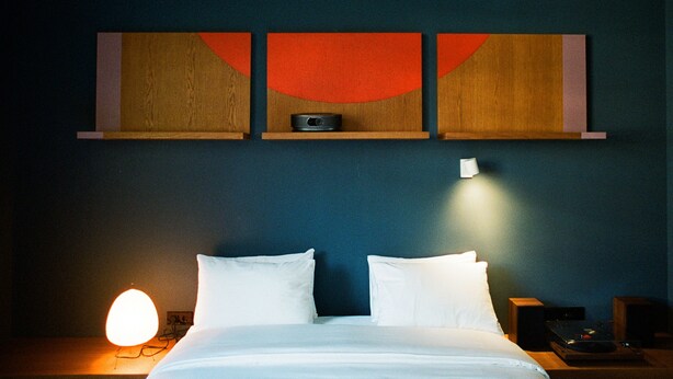 Standard Double Room | Premium bedding, pillowtop beds, in-room safe, desk - Blueberry Nights Hotel (Tbilisi)