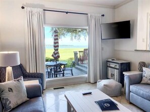 Villa, Multiple Beds, Pool Access | Living room | TV