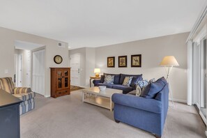 Villa, Multiple Beds, Kitchen (2385 Lighthouse Tennis) | Living area | TV - 2385 Lighthouse Tennis at The Sea Pines Resort (Hilton Head Island)