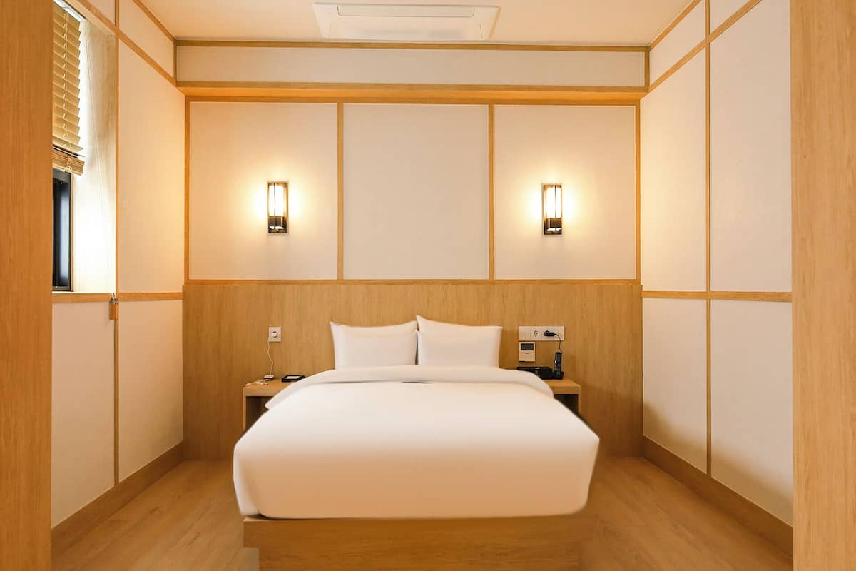 Suite de estilo japonés, para no fumadores, vista a la montaña | Ropa de cama de alta calidad, edredón y camas con pillow-top