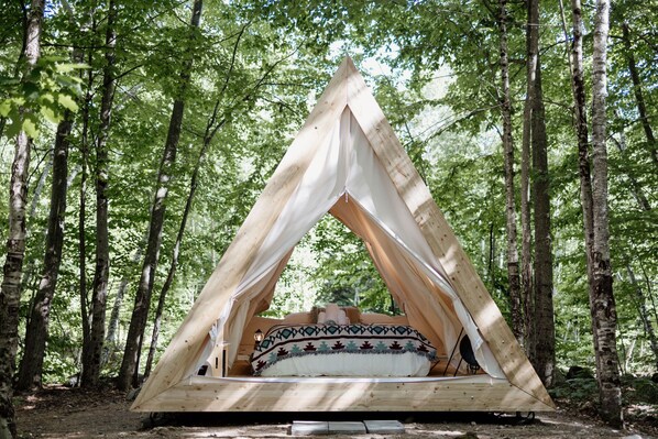 Property grounds - A-Frame Site 34 | Queen Bed | Brook View (Woodstock)