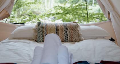 A-Frame Site 34 | Queen Bed | Brook View
