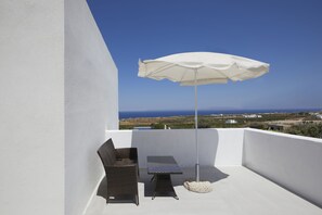 Suite Premier, balcone, vista mare | Vista dalla camera