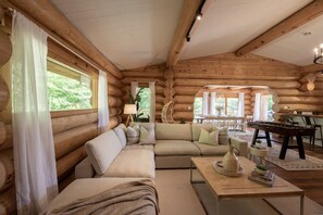 TV, fireplace, table football, offices