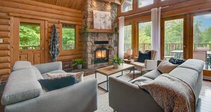 Chic Hot tub in mountain Tremblant Area