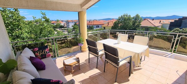 Deluxe-Apartment | Terrasse/Patio