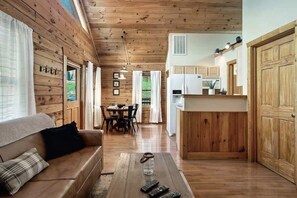 Televisión, chimenea, oficina