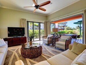 Smart TV, DVD player, stereo