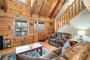 Smart TV, fireplace, video games