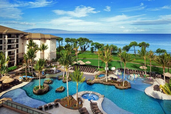 Pool - 2-bedroom ocean view apartment with all resort amenities (Lahaina)